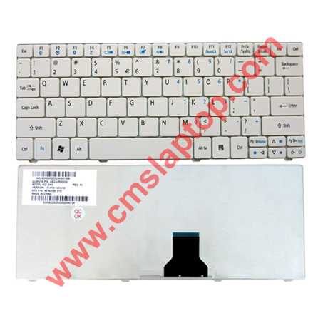 Keyboard Acer Aspire One 721 722- White